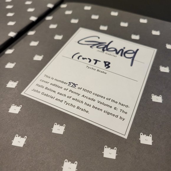 SIGNED Penny Arcade The Halls Below - Picture 2 of 3